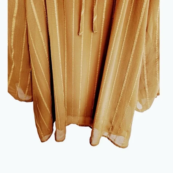 Brown Peasant Ragland Top - Picture 4 of 6